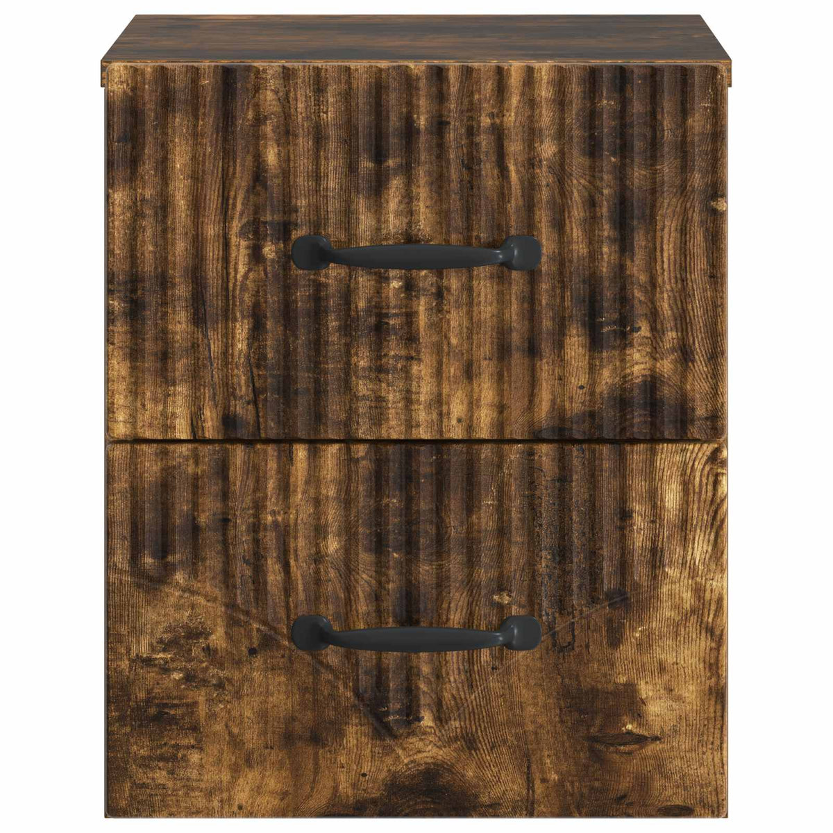 Væghængt Natbord Røget eg 34,5 x 33 x 40 cm Konstrueret træ