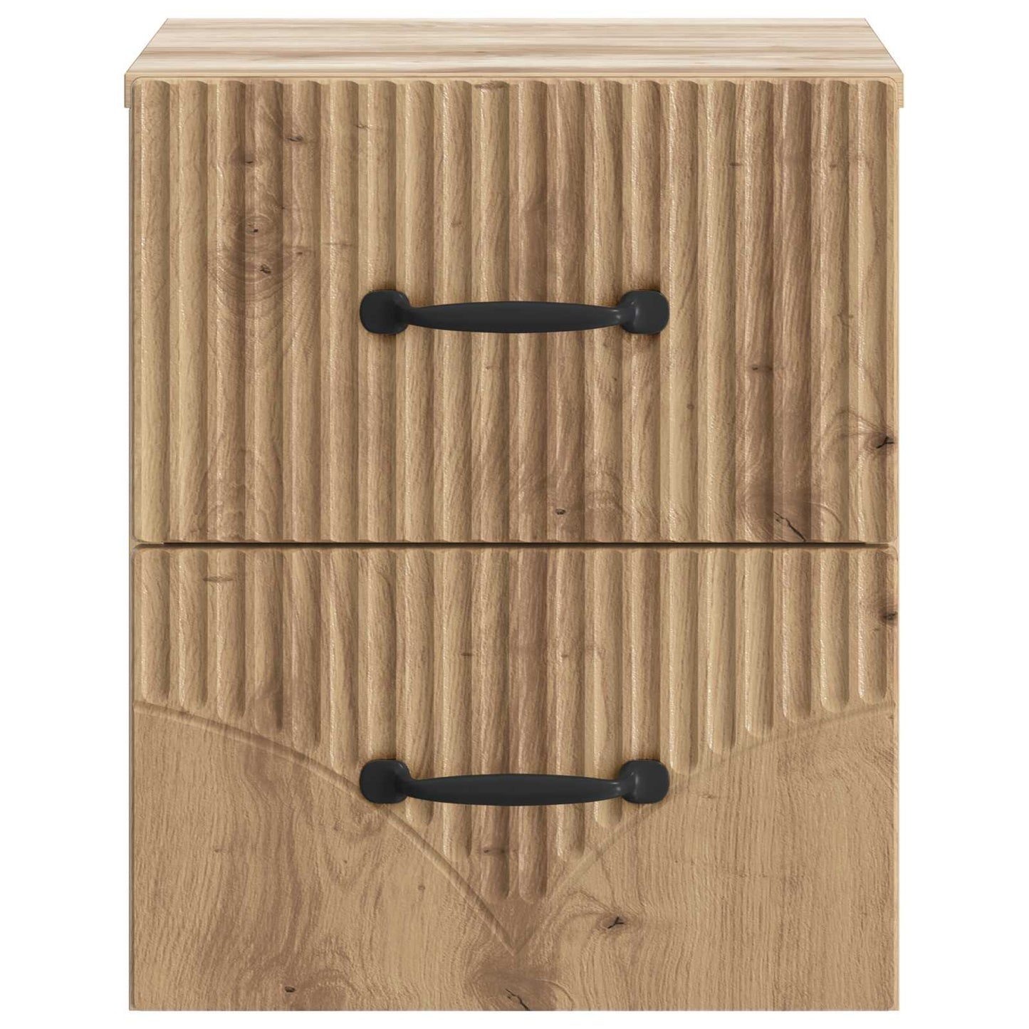 Væghængt Natbord 2 stk. Artisan-eg 34,5 x 33 x 40 cm