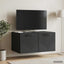 Væghængt TV-skab Sort 59,5 x 41 x 30 cm Konstrueret træ