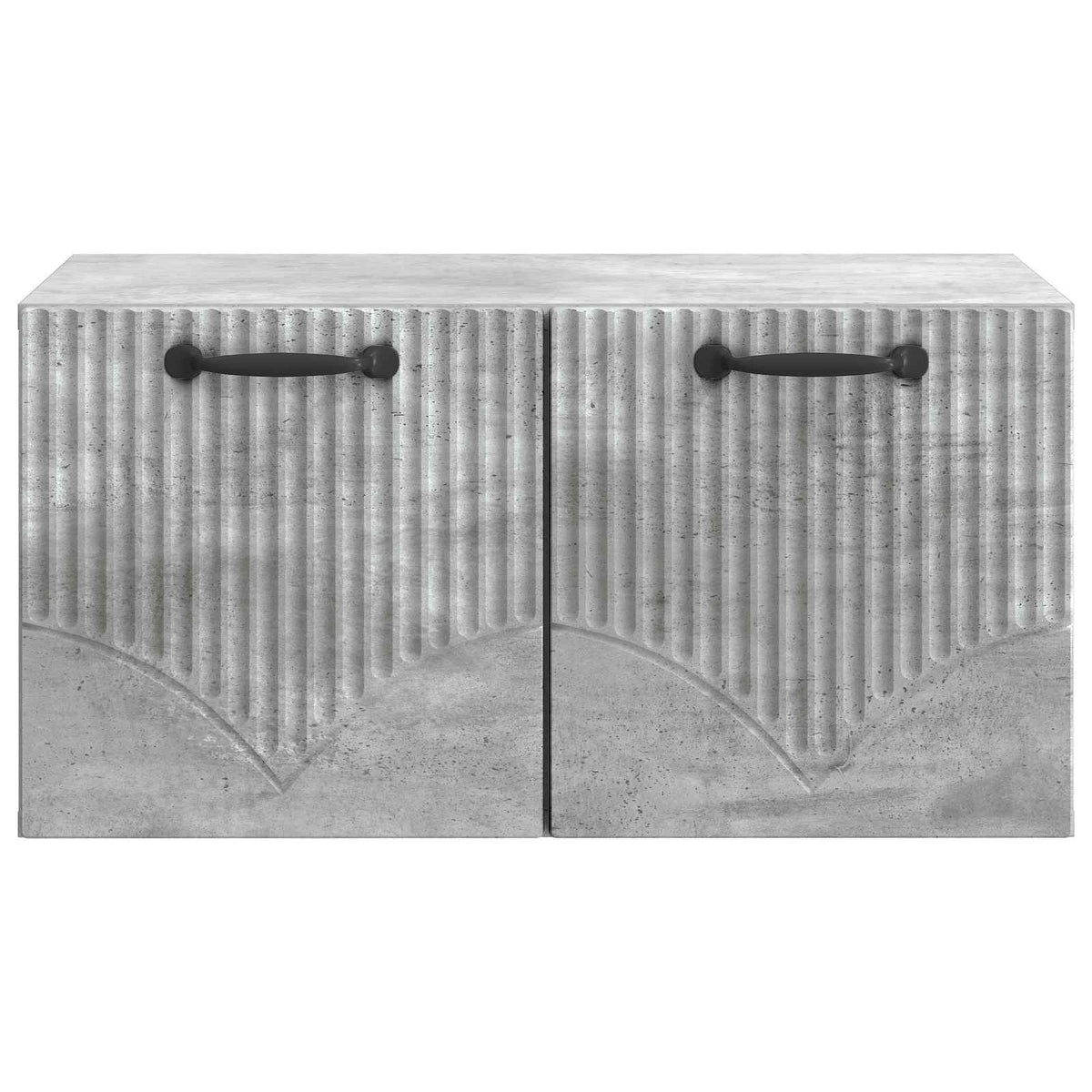 Væghængt TV-skab Betongrå 59,5 x 41 x 30 cm Konstrueret træ