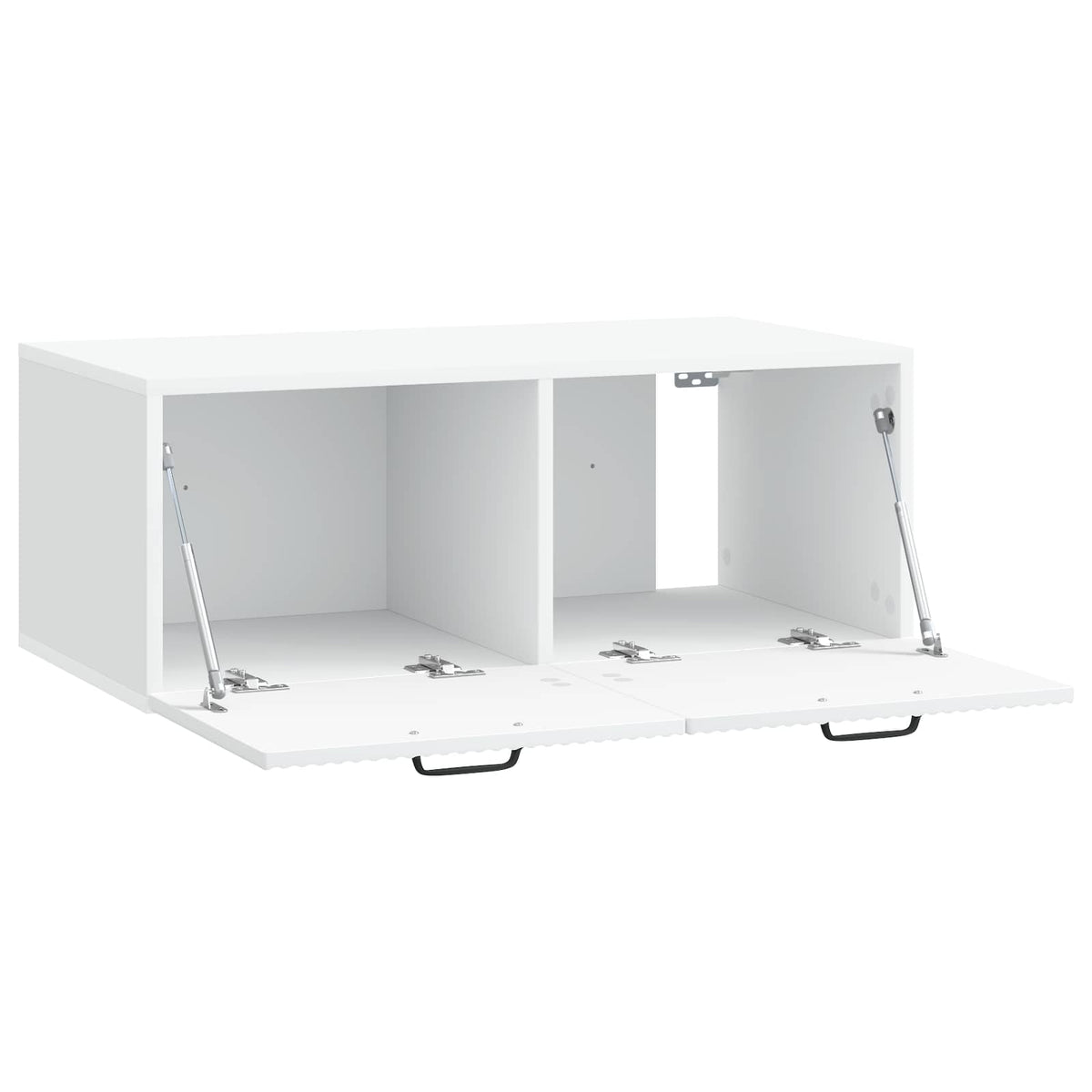 Væghængt TV-skab Hvid 78,5 x 41 x 30 cm Konstrueret træ