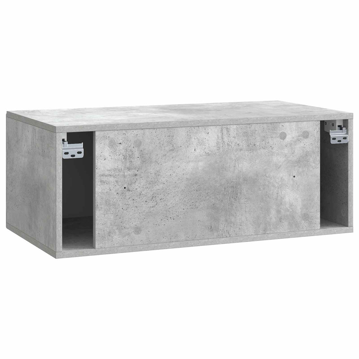 Væghængt TV-skab Betongrå 78,5 x 41 x 30 cm Konstrueret træ