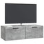 Væghængt TV-skab Betongrå 98 x 41 x 30 cm Konstrueret træ