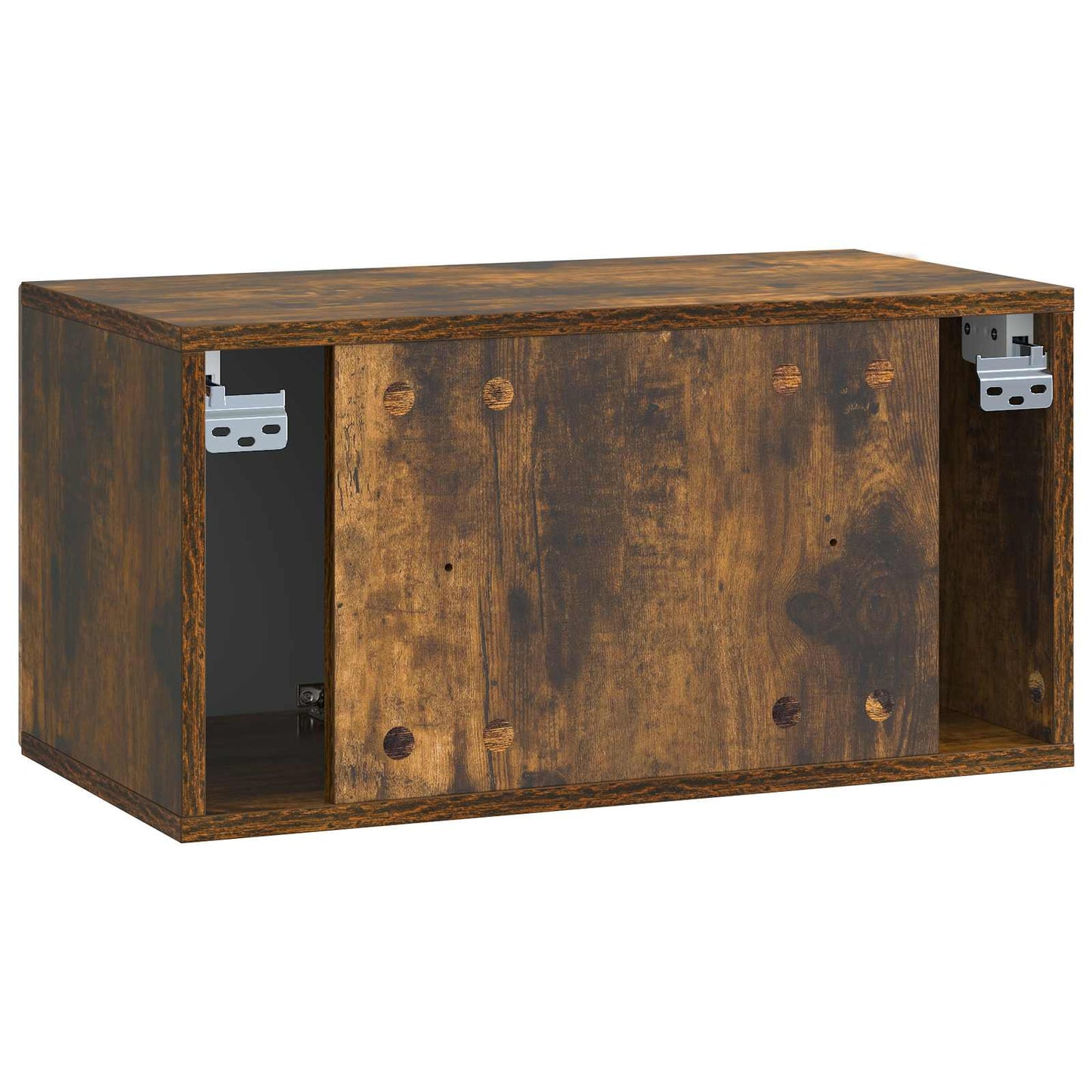 Væghængt TV-skab Røget eg 59,5 x 31 x 30 cm Konstrueret træ