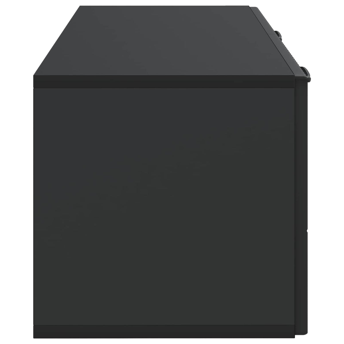Væghængt TV-skab Sort 78,5 x 31 x 30 cm Konstrueret træ