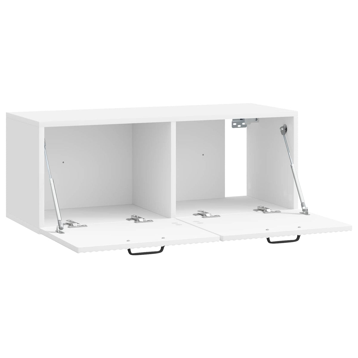 Væghængt TV-skab Vægmonteret Hvid højglans 78,5 x 31 x 30 cm