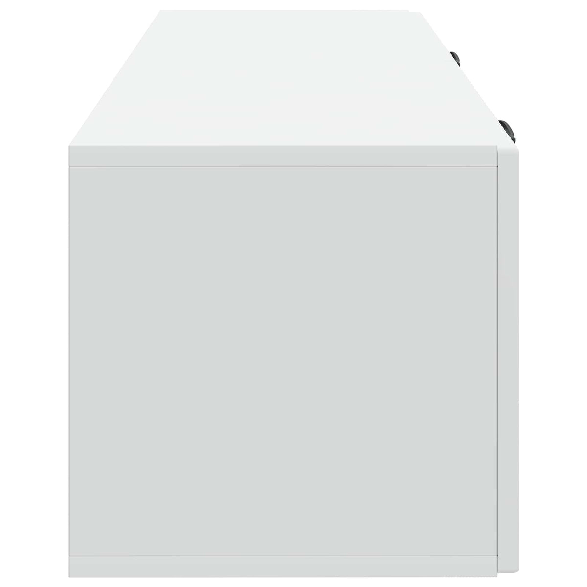 Væghængt TV-skab Hvid 98 x 31 x 30 cm Konstrueret træ