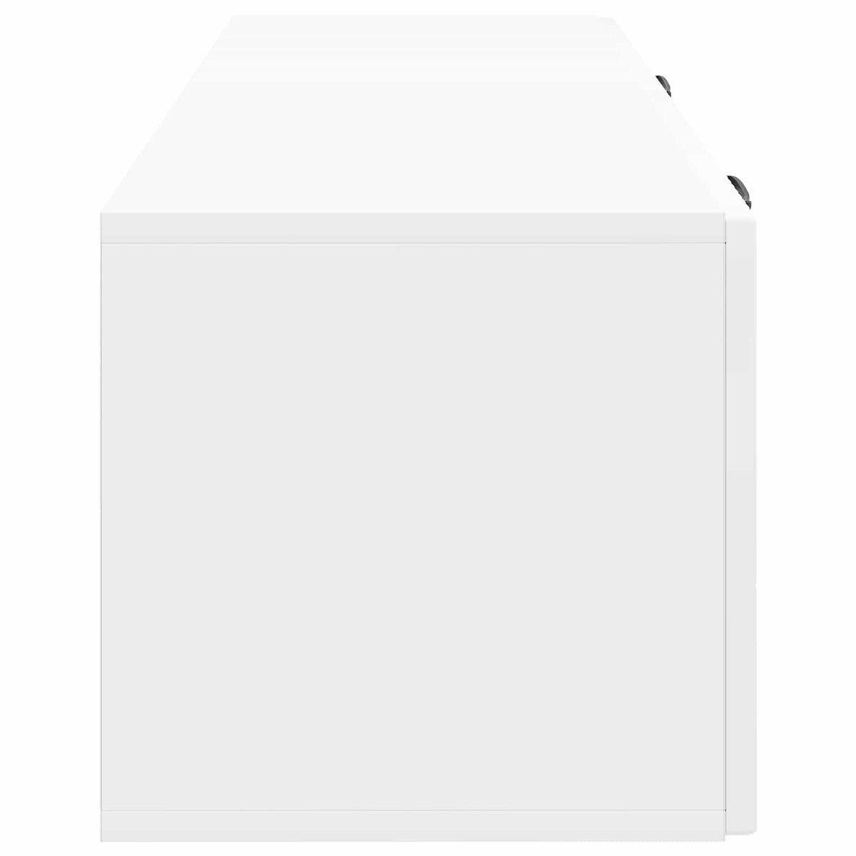 Væghængt TV-skab Hvid højglans 98 x 31 x 30 cm Konstrueret træ