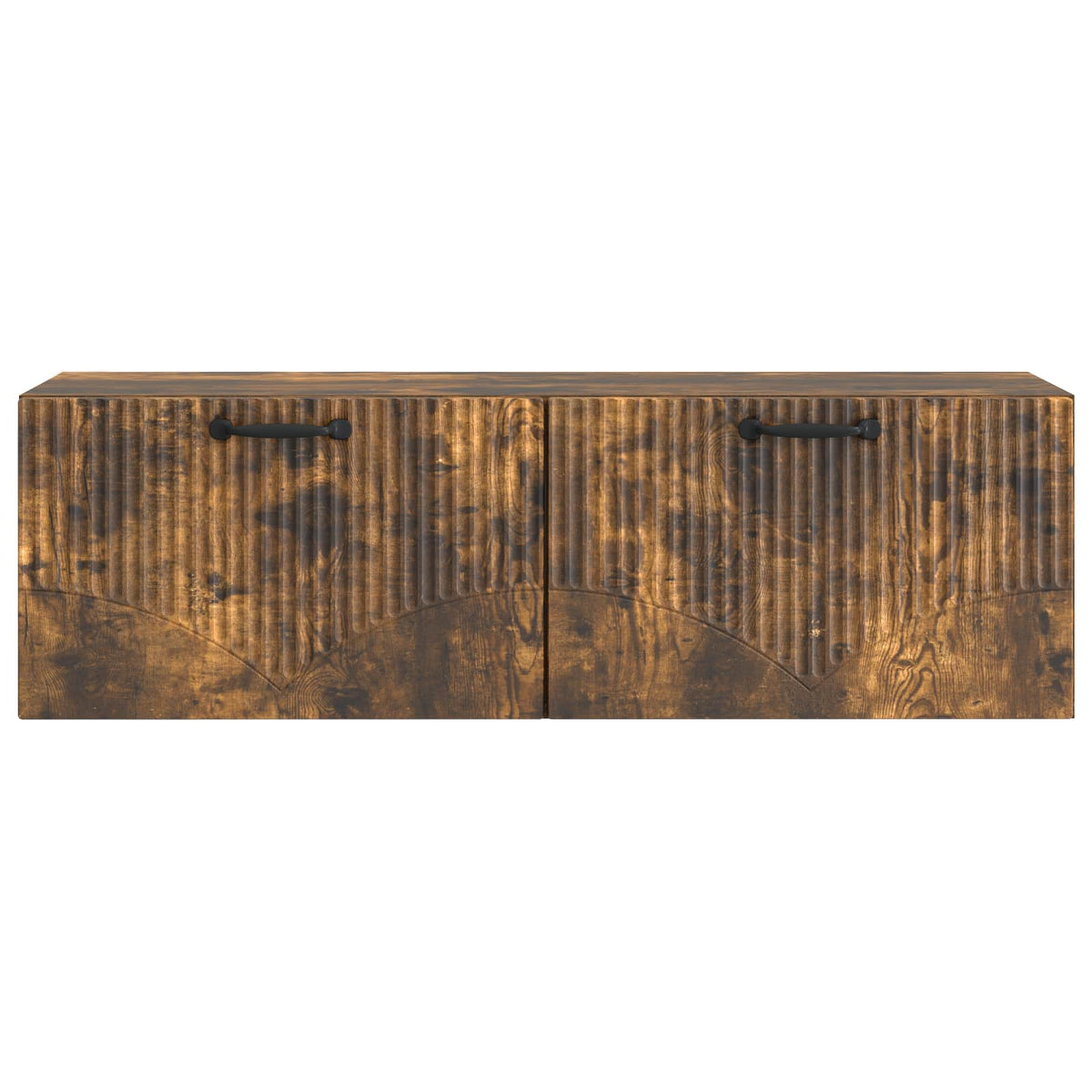 Væghængt TV-skab Røget eg 98 x 31 x 30 cm Konstrueret træ