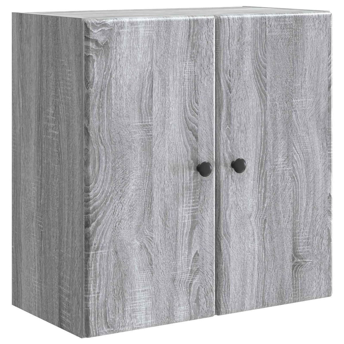 Vægmonteret skab 59 x 31 x 60 cm Konstrueret træ Grå Sonoma