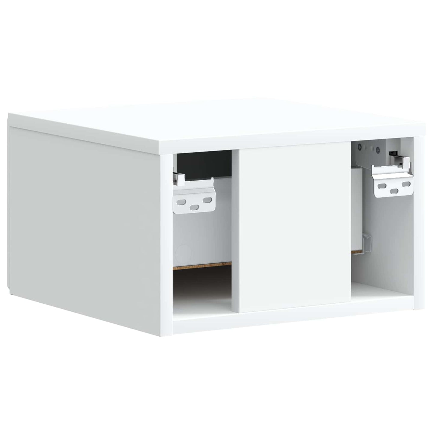 Væghængt Natbord Hvid 34,5 x 33 x 20 cm Konstrueret træ