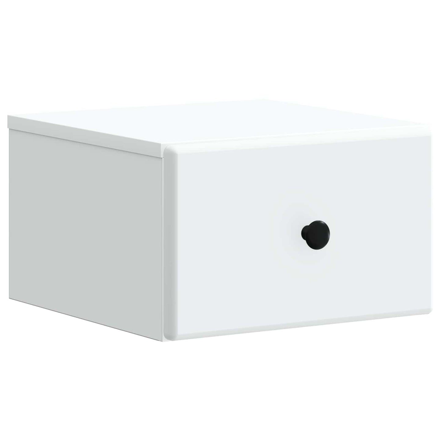 Væghængt Natbord 2 stk. Hvid 34,5 x 33 x 20 cm Konstrueret træ