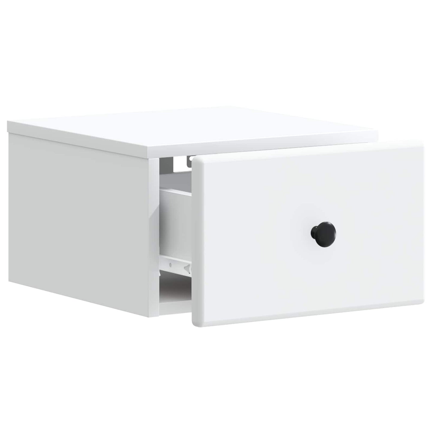 Væghængt Natbord 2 stk. Hvid 34,5 x 33 x 20 cm Konstrueret træ