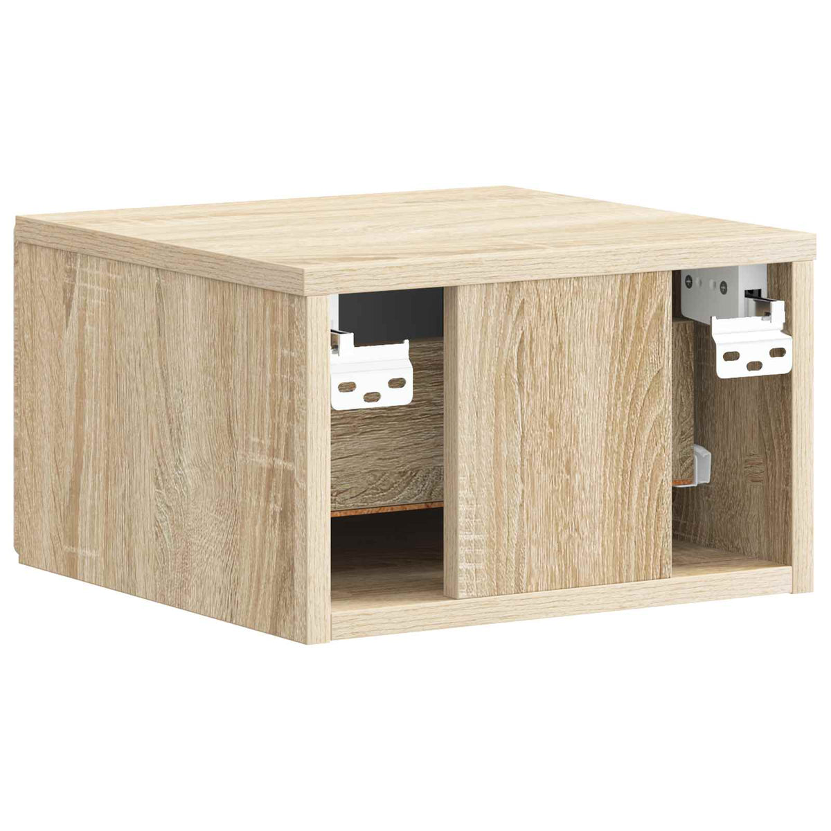 Væghængt Natbord Sonoma-eg 34,5 x 33 x 20 cm Konstrueret træ
