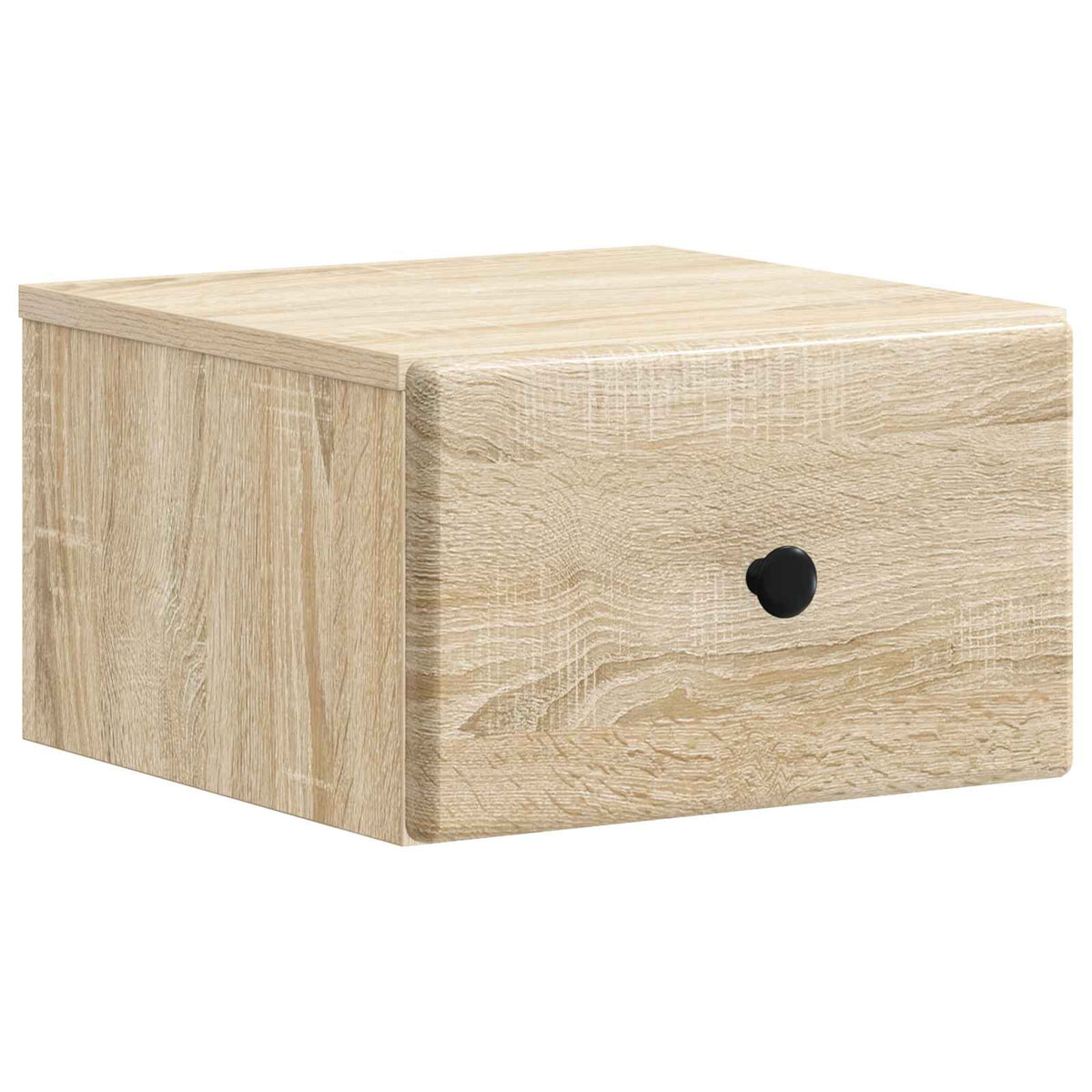 Væghængt Natbord 2 stk. Sonoma-eg 34,5 x 33 x 20 cm