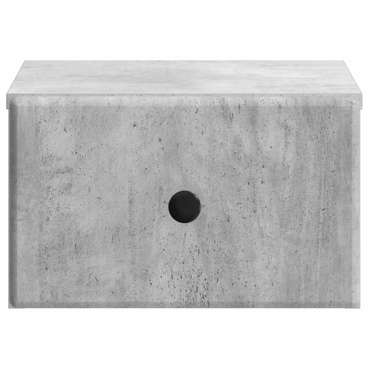 Væghængt Natbord 2 stk. Betongrå 34,5 x 33 x 20 cm