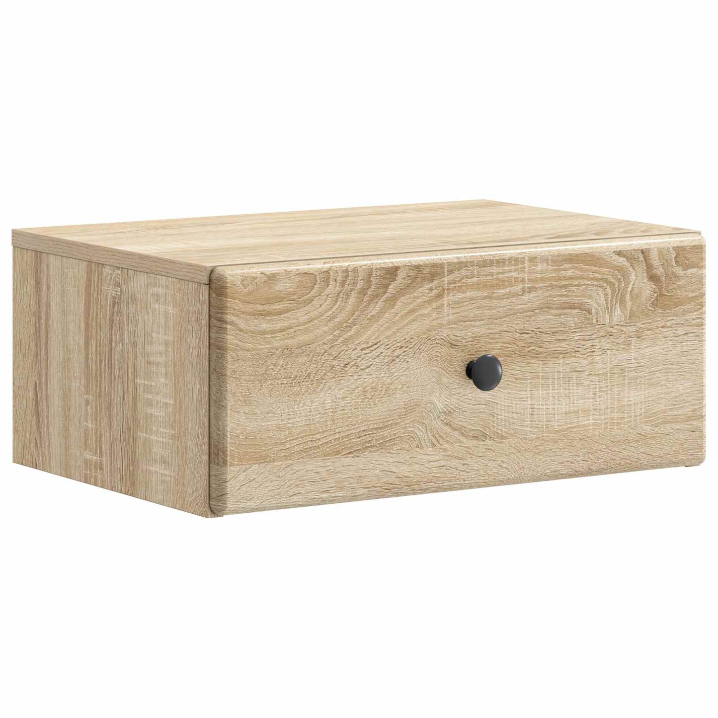 Væghængt Natbord Sonoma-eg 49 x 34,5 x 20 cm Konstrueret træ