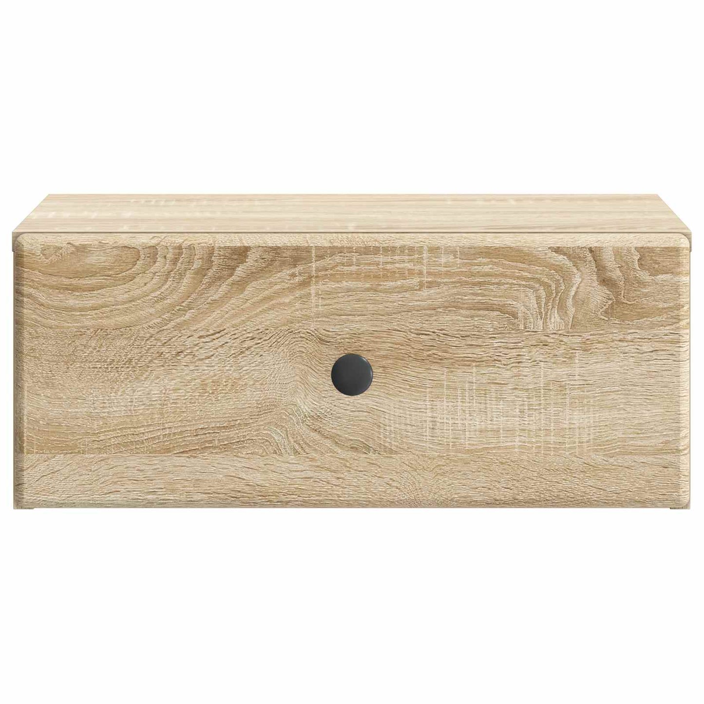 Væghængt Natbord Sonoma-eg 49 x 34,5 x 20 cm Konstrueret træ