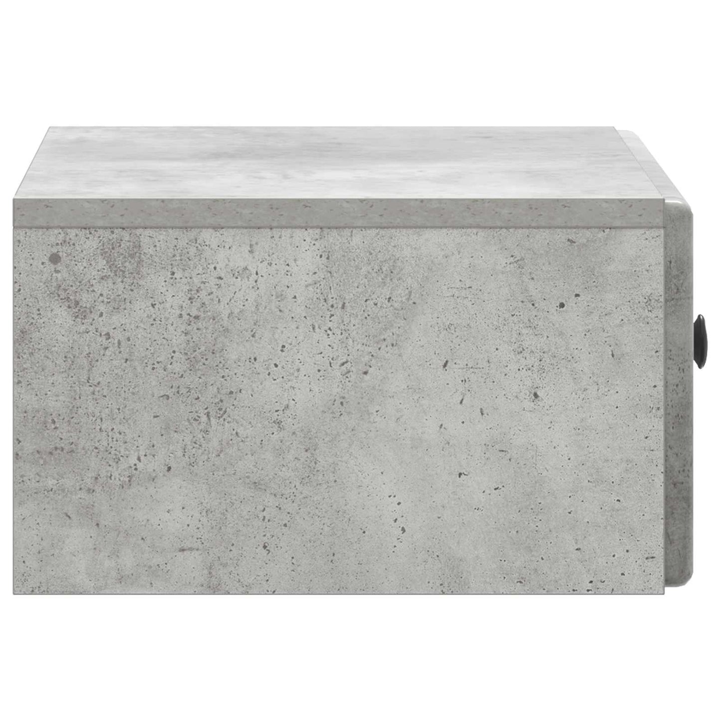 Væghængt Natbord Betongrå 49 x 34,5 x 20 cm Konstrueret træ