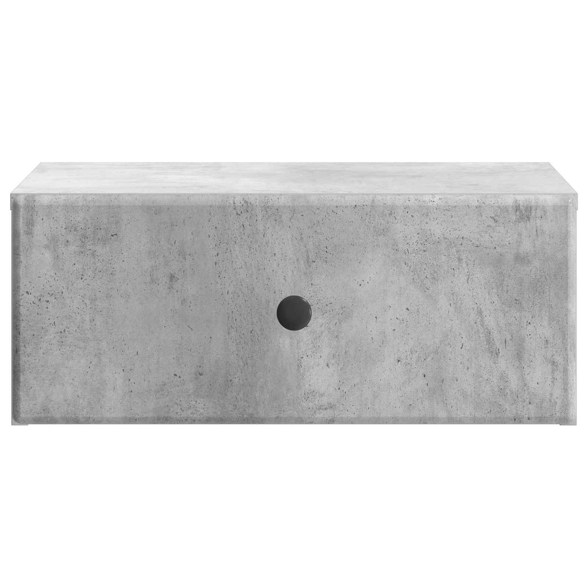 Væghængt Natbord 2 stk. Betongrå 49 x 34,5 x 20 cm
