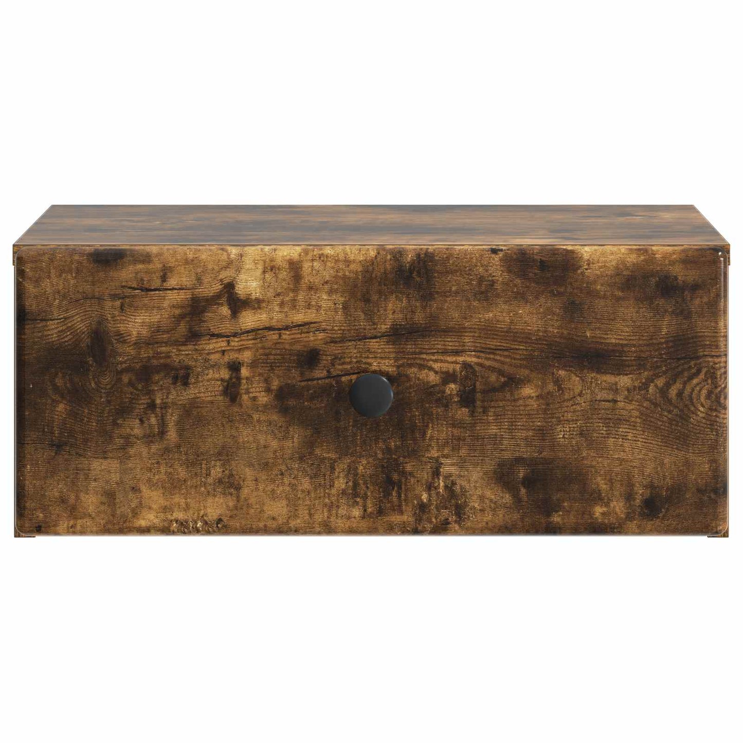 Væghængt Natbord Røget eg 49 x 34,5 x 20 cm Konstrueret træ