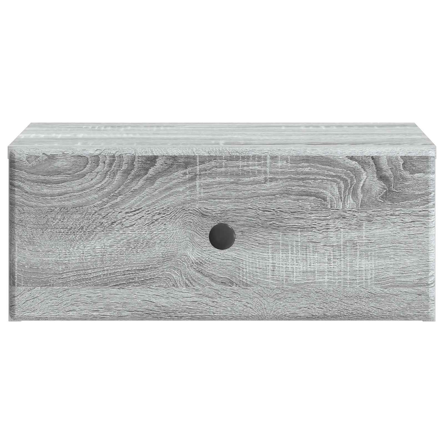 Væghængt Natbord 2 stk. Grå sonoma-eg 49 x 34,5 x 20 cm