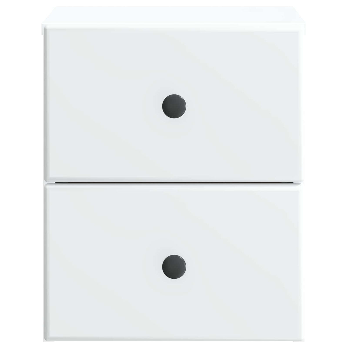 Væghængt Natbord 2 stk. Hvid 34,5 x 33 x 40 cm Konstrueret træ
