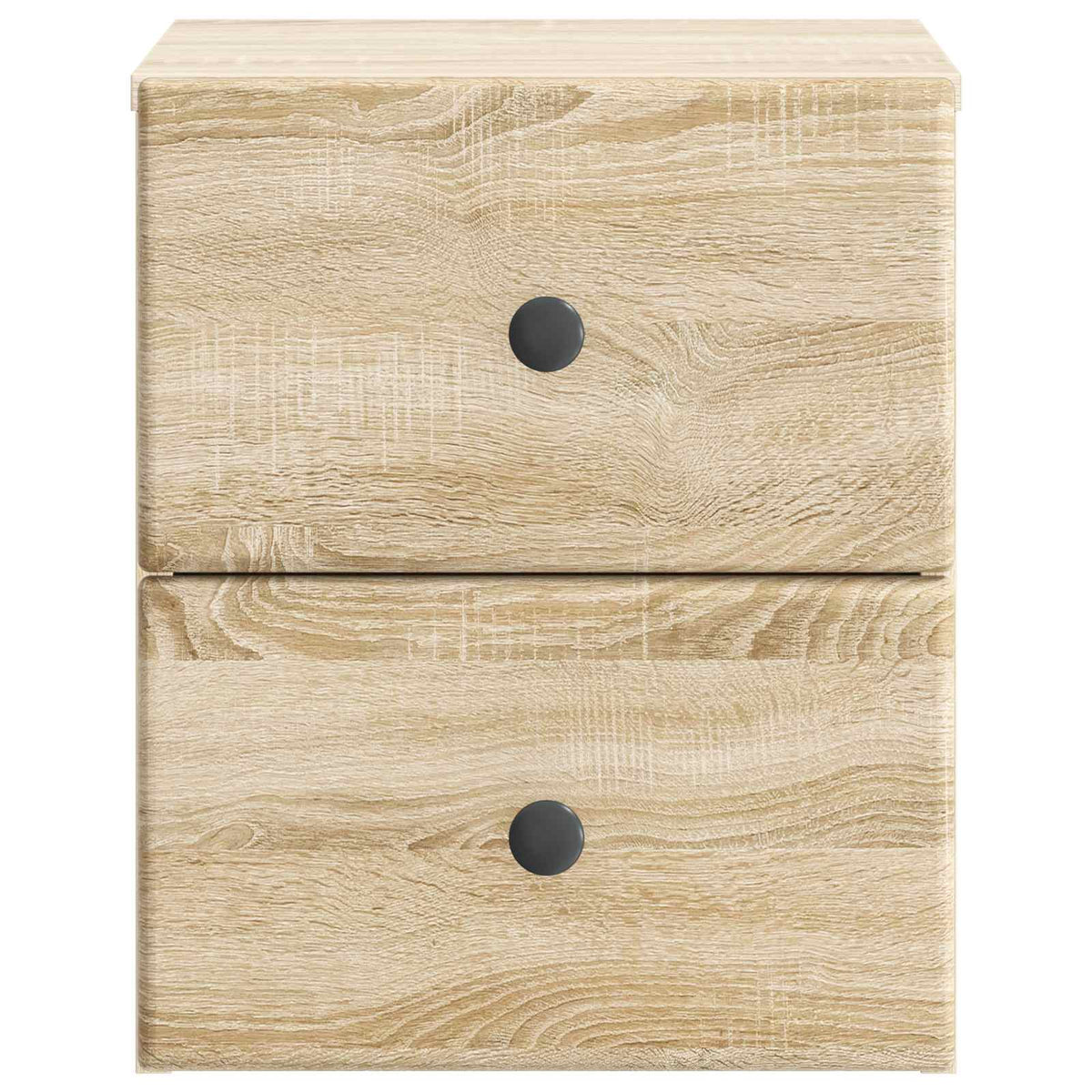 Væghængt Natbord Sonoma-eg 34,5 x 33 x 40 cm Konstrueret træ