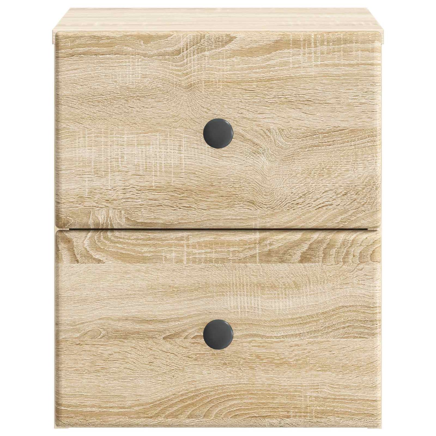 Væghængt Natbord 2 stk. Sonoma-eg 34,5 x 33 x 40 cm