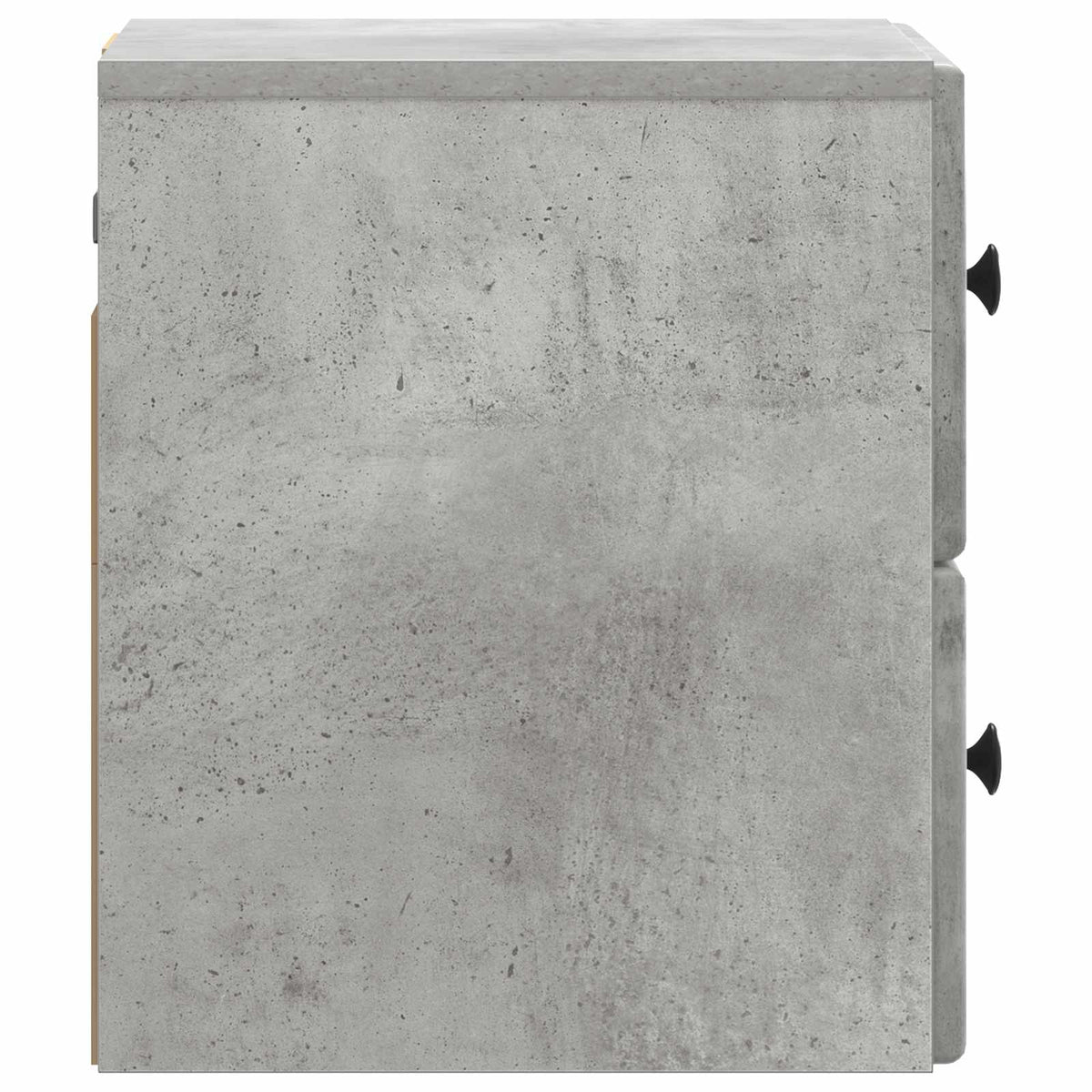 Væghængt Natbord Betongrå 34,5 x 33 x 40 cm Konstrueret træ