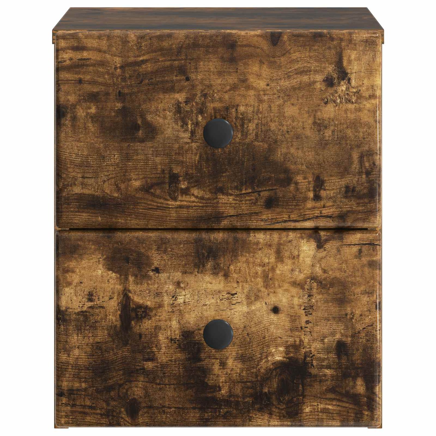 Væghængt Natbord Røget eg 34,5 x 33 x 40 cm Konstrueret træ
