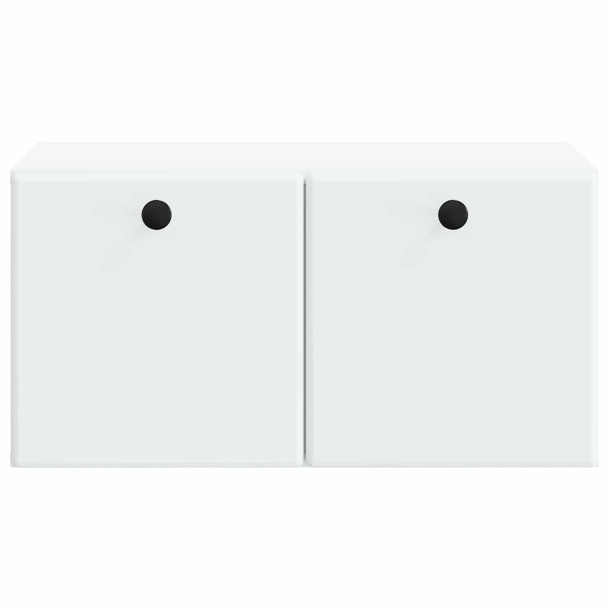 Væghængt TV-skab 59,5 x 41 x 30 cm Hvid Konstrueret træ
