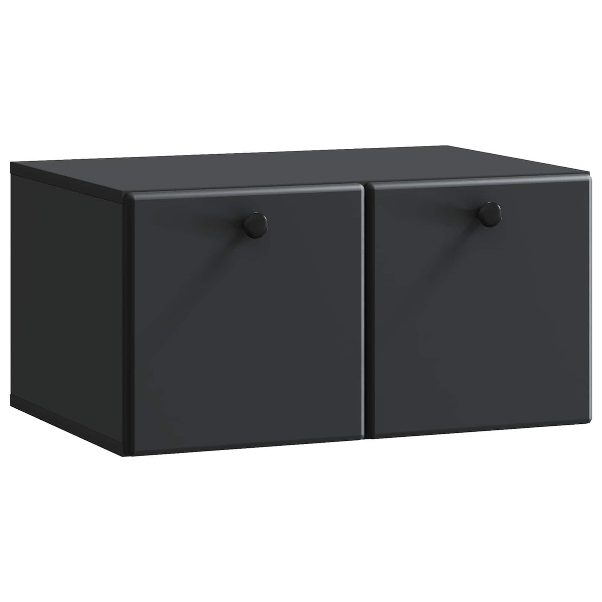 Væghængt TV-skab 59,5 x 41 x 30 cm Sort Konstrueret træ