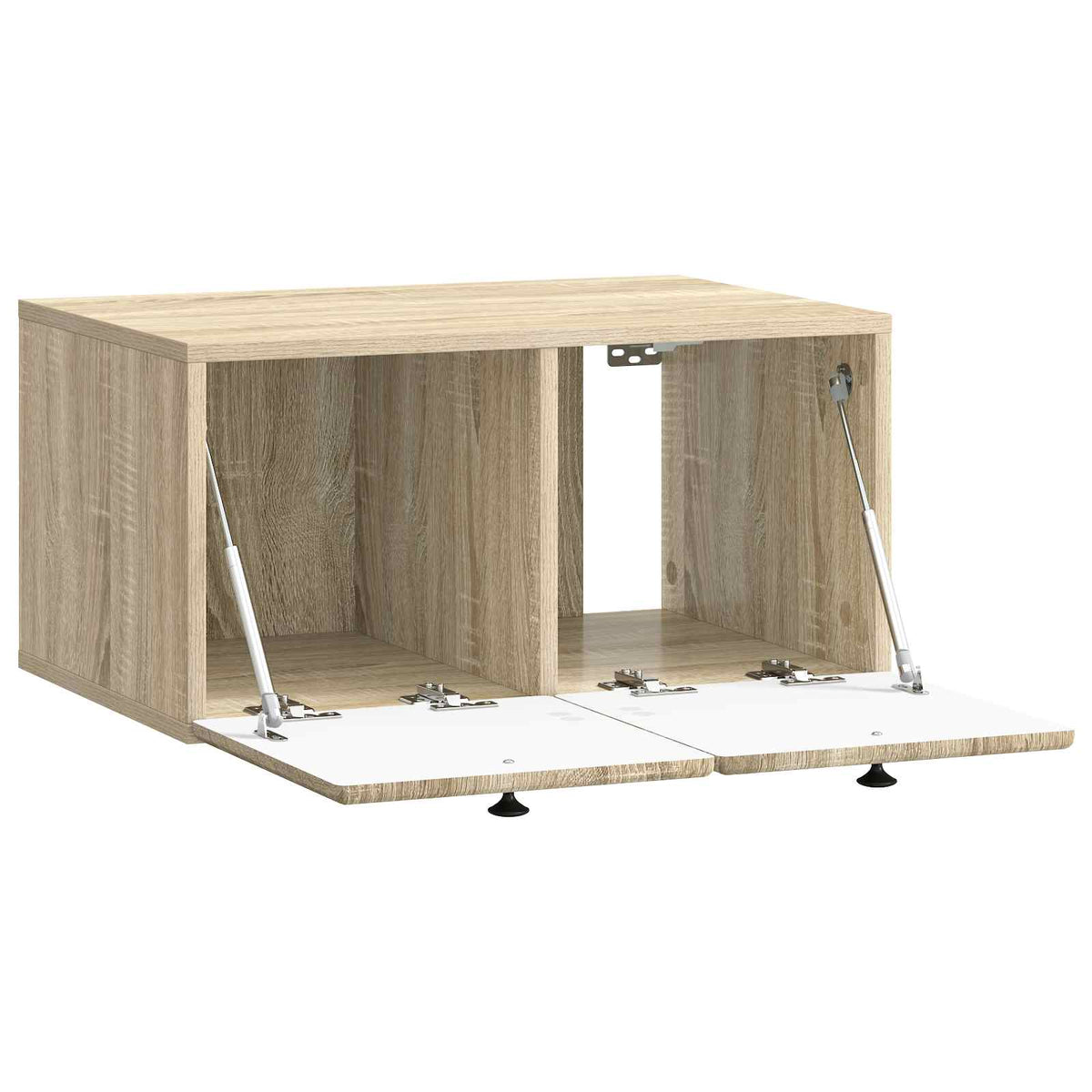 Væghængt TV-skab 59,5 x 41 x 30 cm Sonoma-eg Konstrueret træ