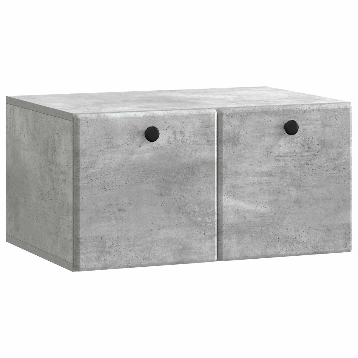 Væghængt TV-skab 59,5 x 41 x 30 cm Betongrå Konstrueret træ