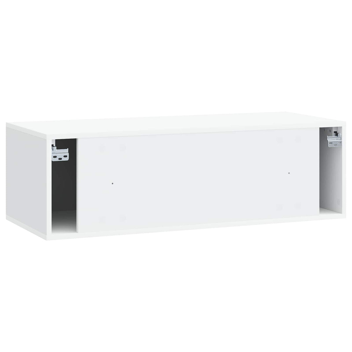 Væghængt TV-skab 98 x 41 x 30 cm Hvid Konstrueret træ
