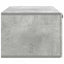 Væghængt TV-skab 98 x 41 x 30 cm Betongrå Konstrueret træ