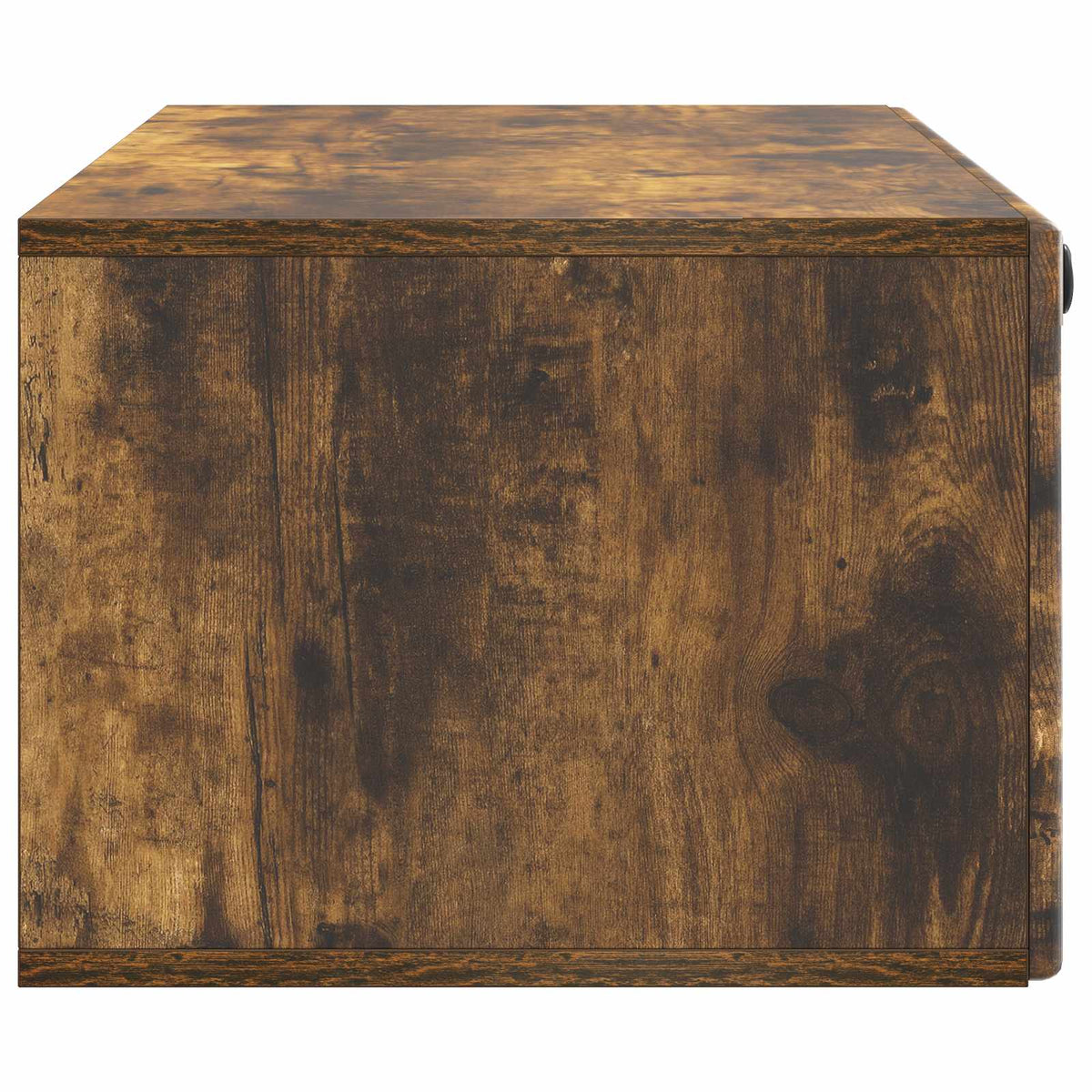 Væghængt TV-skab 98 x 41 x 30 cm Røget eg Konstrueret træ