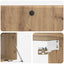 Væghængt TV-skab 98 x 41 x 30 cm Artisan-eg Konstrueret træ