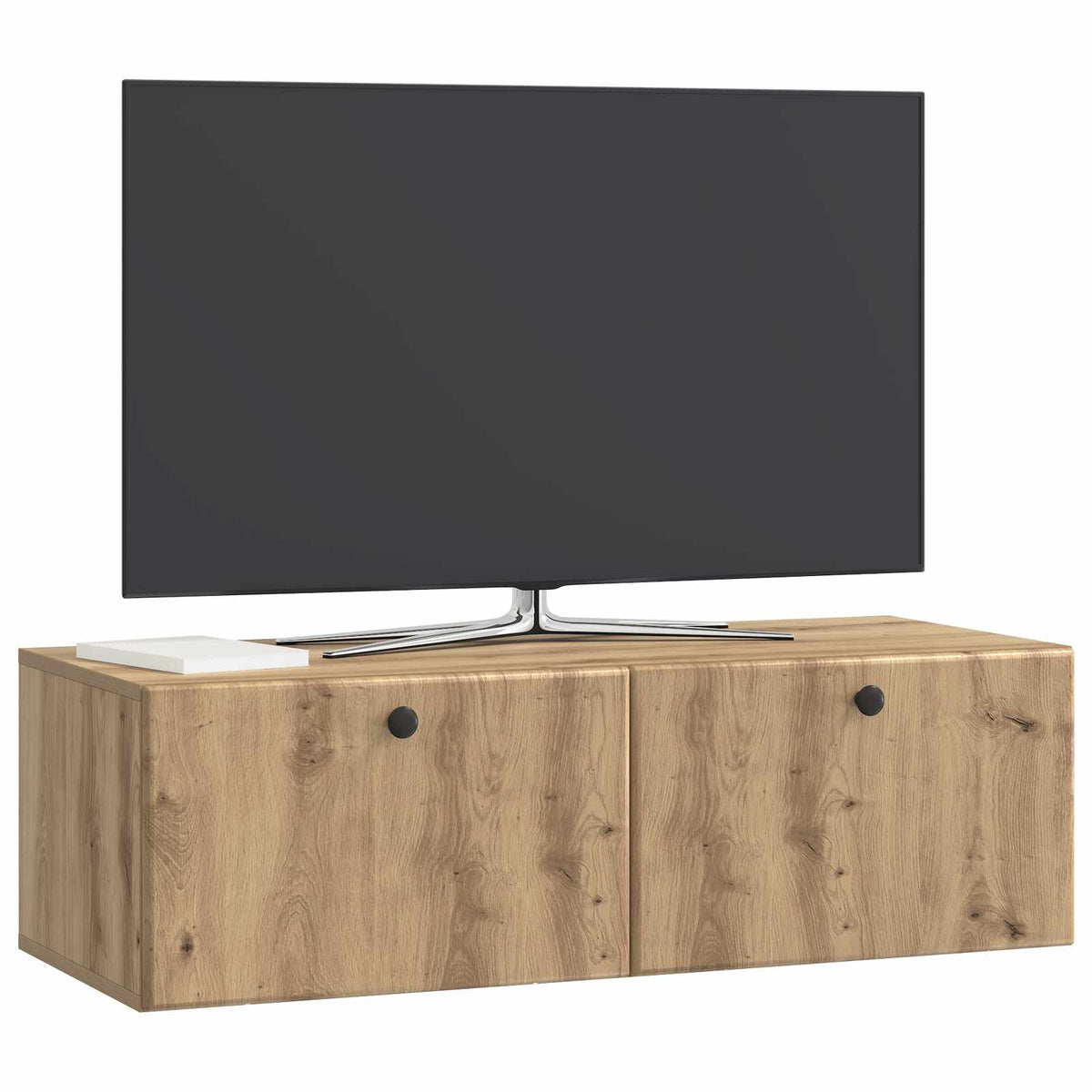 Væghængt TV-skab 98 x 41 x 30 cm Artisan-eg Konstrueret træ
