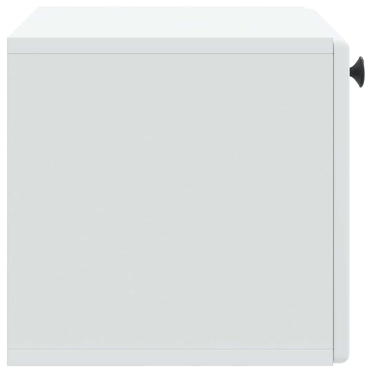 Væghængt TV-skab 59,5 x 31 x 30 cm Hvid Konstrueret træ