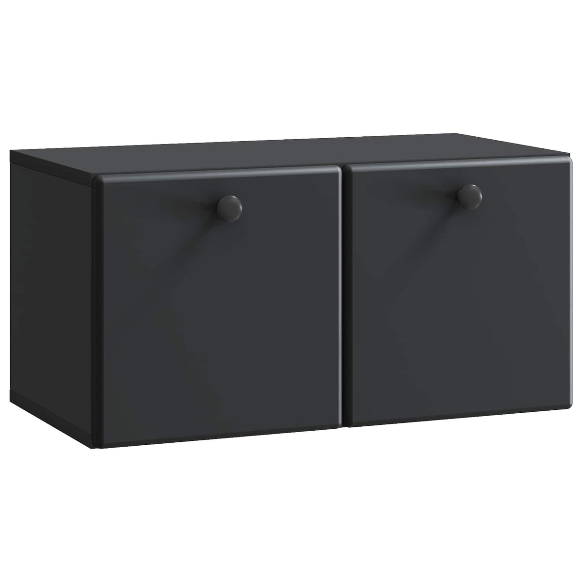 Væghængt TV-skab 59,5 x 31 x 30 cm Sort Konstrueret træ