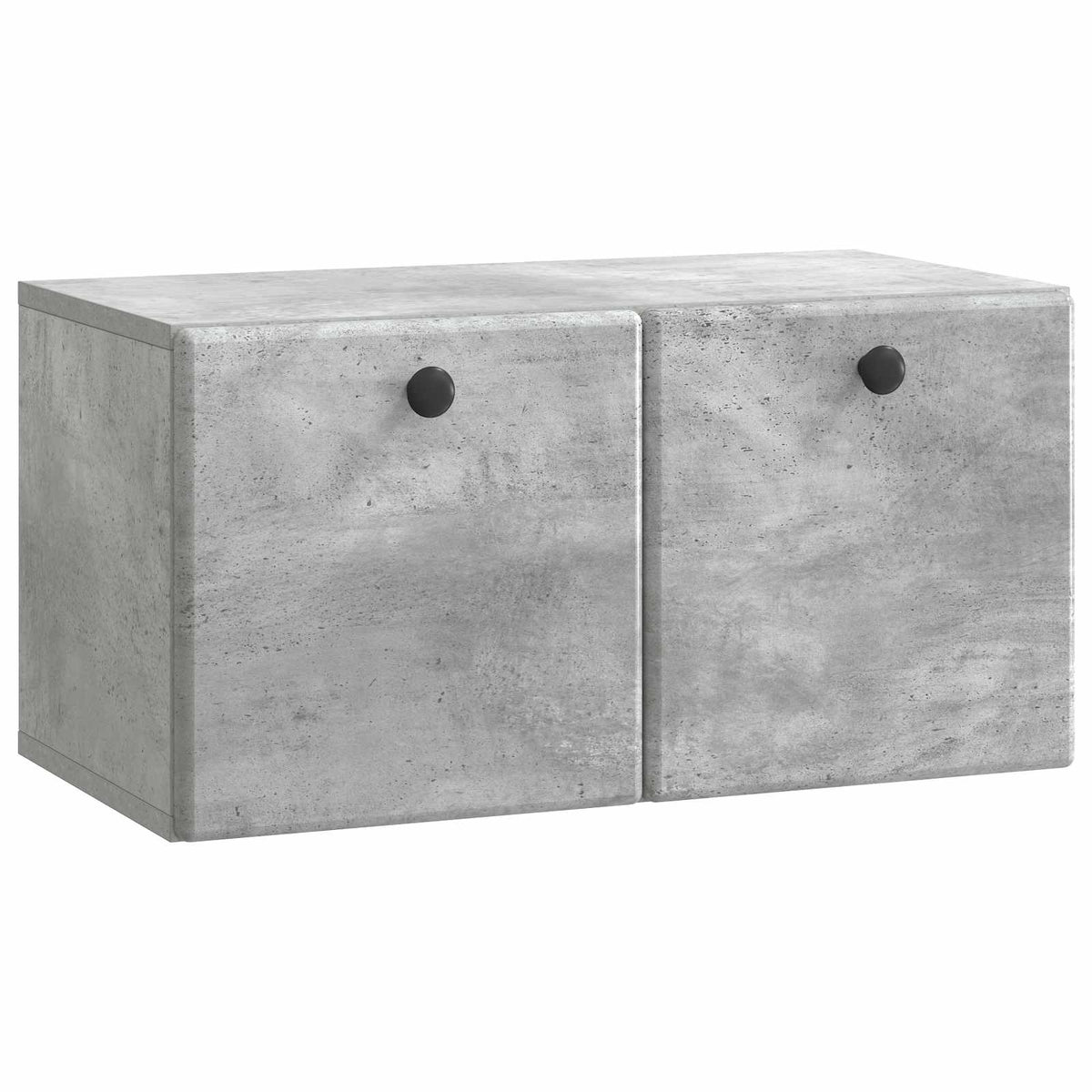 Væghængt TV-skab 59,5 x 31 x 30 cm Betongrå Konstrueret træ