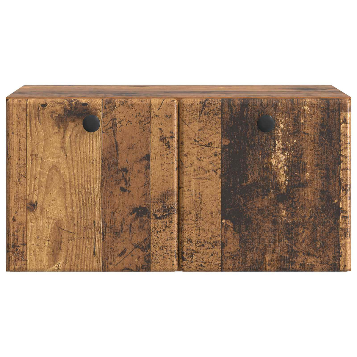 Væghængt TV-skab 59,5 x 31 x 30 cm Gammelt træ Konstrueret træ