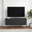 Væghængt TV-skab 98 x 31 x 30 cm Sort Konstrueret træ