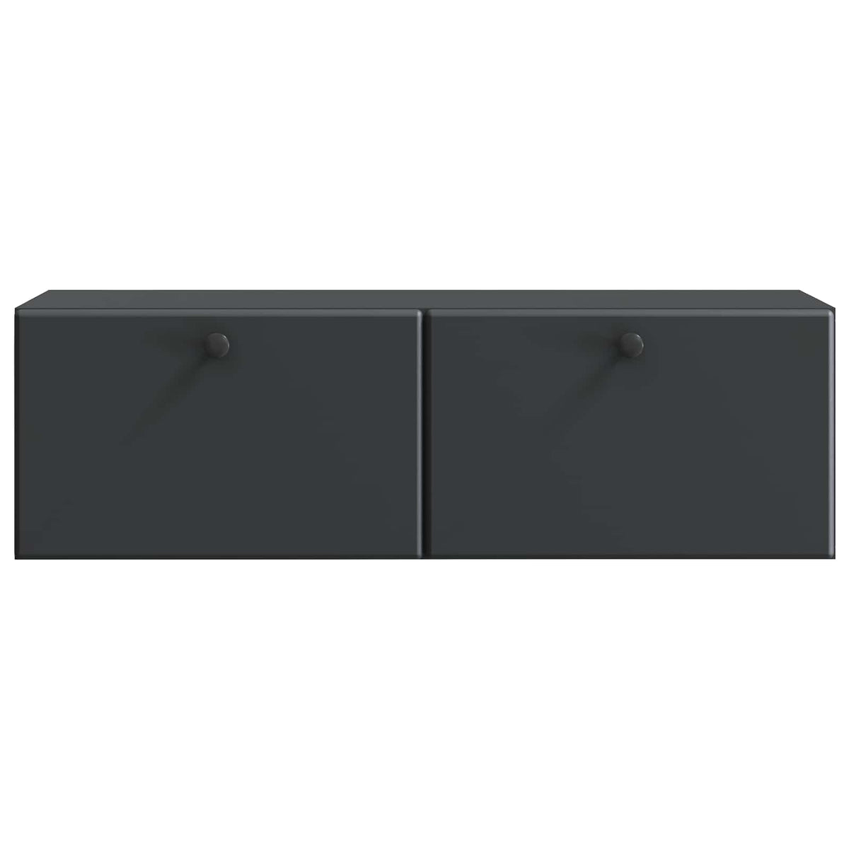 Væghængt TV-skab 98 x 31 x 30 cm Sort Konstrueret træ