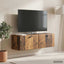 Væghængt TV-skab 98 x 31 x 30 cm Gammelt træ Konstrueret træ