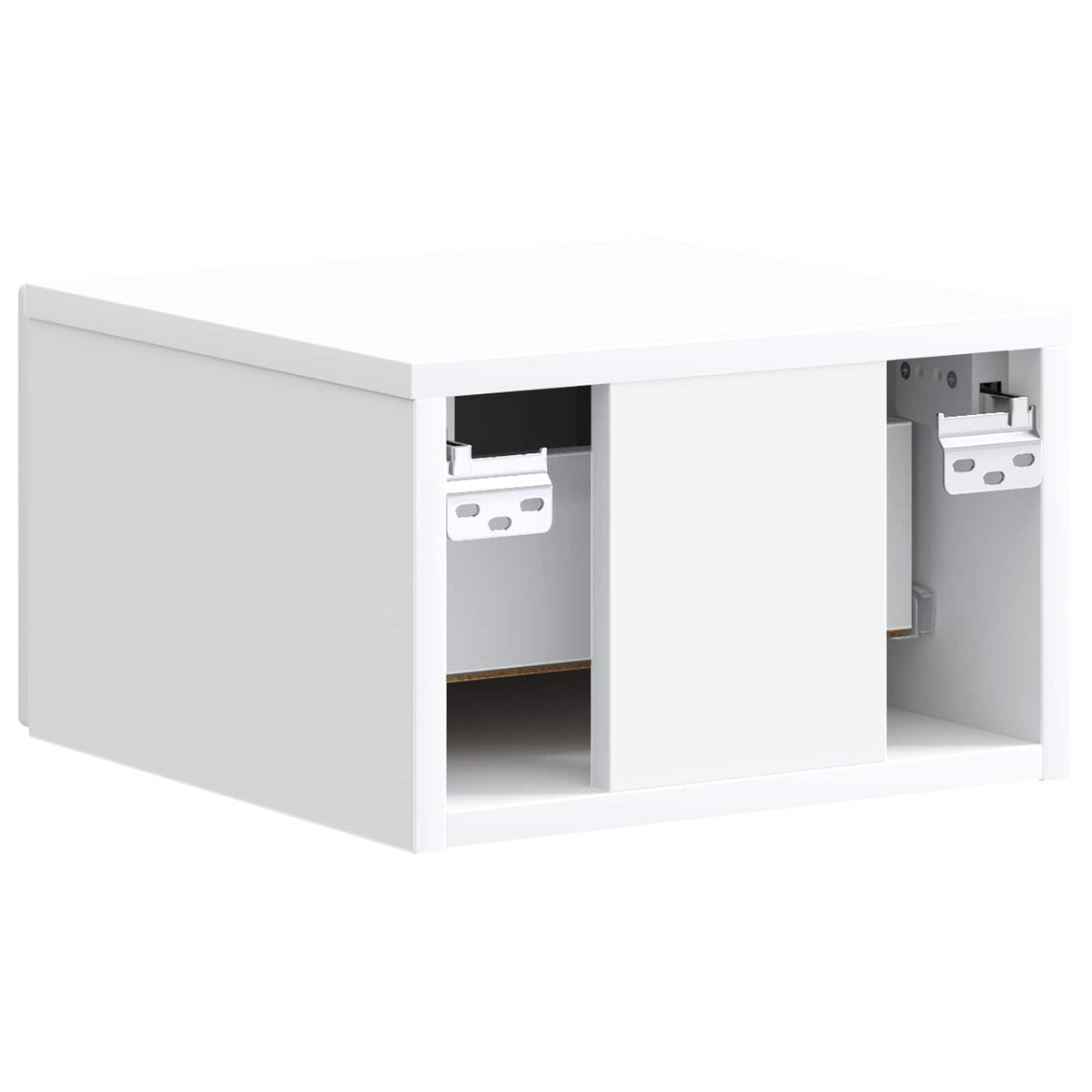Væghængt Natbord Hvid 34,5 x 33 x 20 cm Konstrueret træ