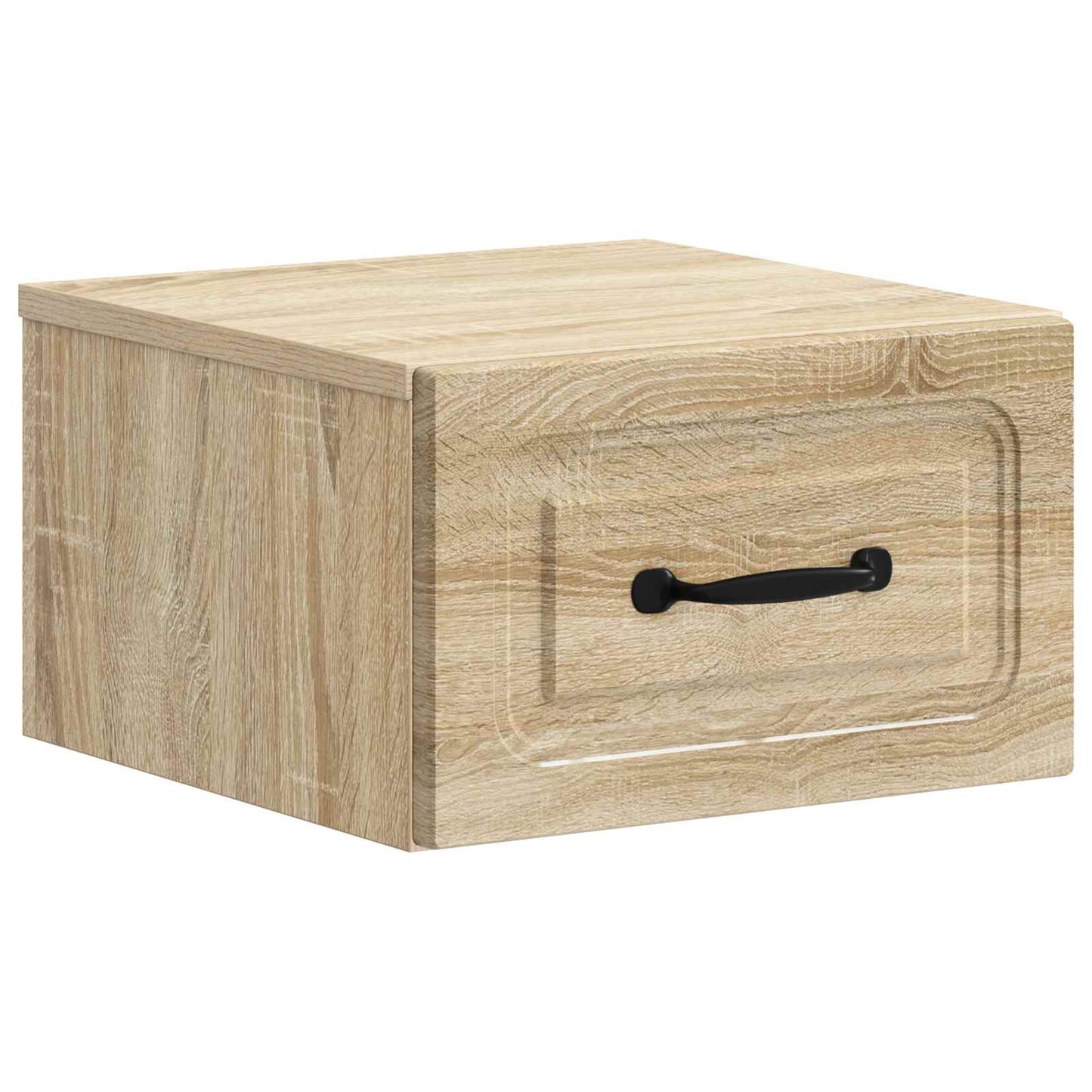 Væghængt Natbord 2 stk. Sonoma-eg 34,5 x 33 x 20 cm