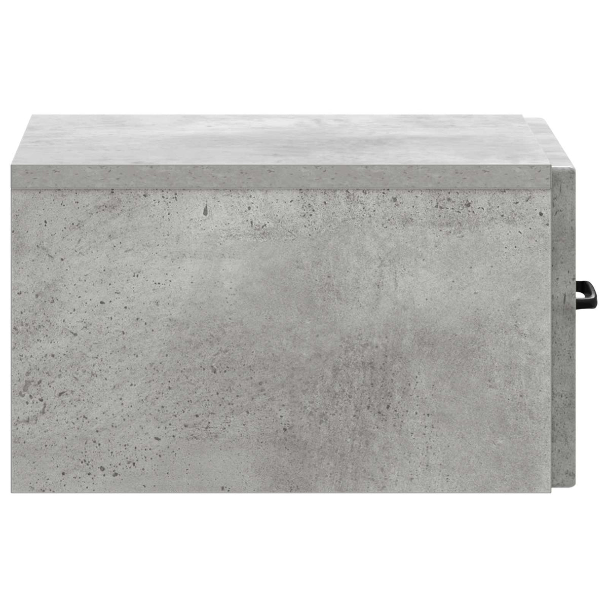 Væghængt Natbord Betongrå 34,5 x 33 x 20 cm Konstrueret træ
